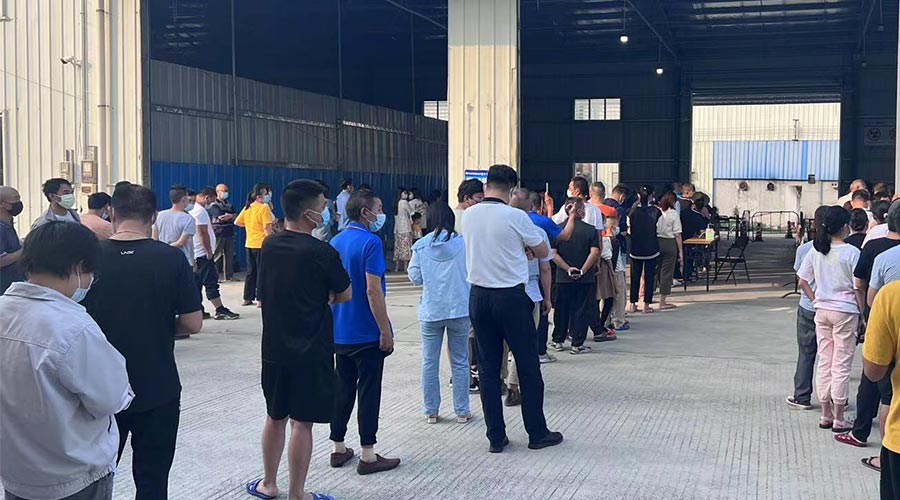 支援防疫是責任！金環(huán)電器助力鶴山核酸檢測