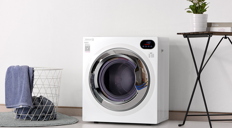 自然晾曬過的衣物灰塵多，家用衣物烘干機(jī)烘衣更干凈！