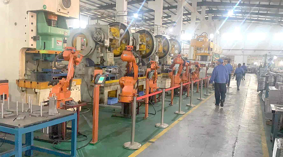 揭秘金環(huán)電器滾筒干衣機沖壓自動化生產(chǎn)是如何進行的？