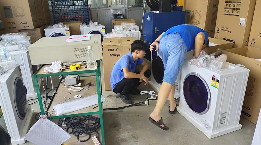 驗貨省心省力！澳洲omega客戶稱贊衣物烘干機代工質(zhì)量高