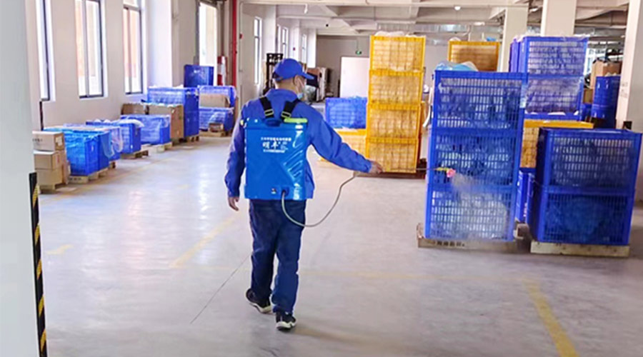 健康和安全放首位！金環(huán)電器全面開展工廠除菌工作