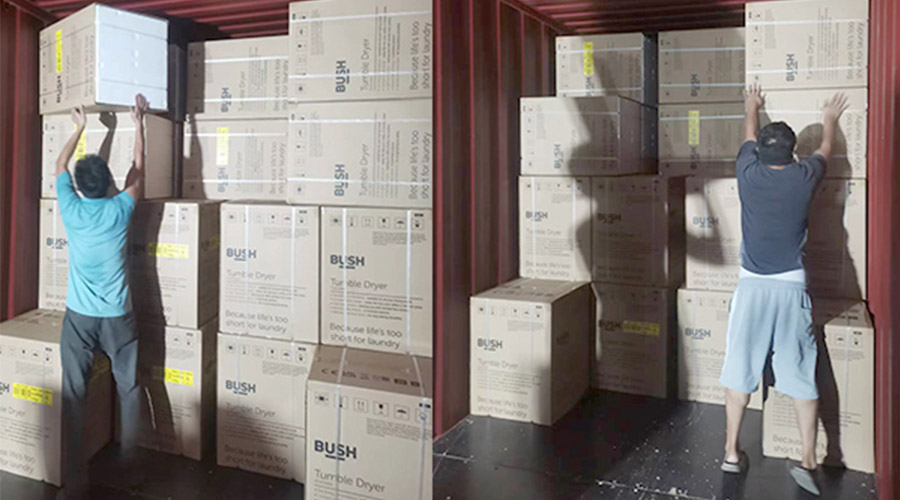 各司其職合力做好英國Argos客戶衣物烘干機(jī)出貨任務(wù)！