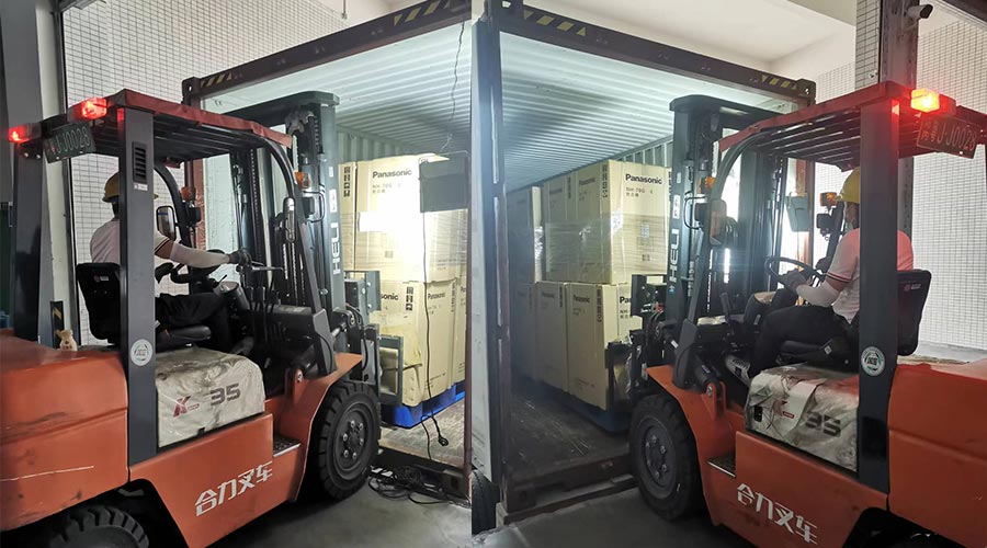 趕進(jìn)度加油干！ 迅速完成松下客戶的衣物烘干機(jī)出貨