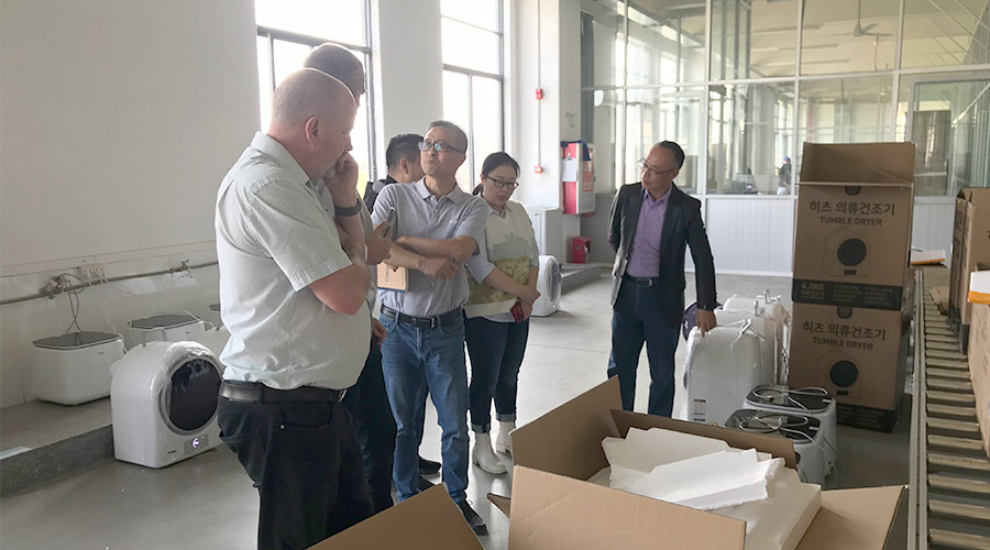 搶訂單 拼合同！金環(huán)電器積極推進(jìn)滾筒衣服烘干機(jī)訂單增長